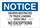 Brady B-302 Polyester Rectangle White Truck & Forklift Warehouse Traffic Sign - 14 in Width x 10 in Height - Laminated - 129536