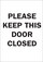 Brady B-401 Polystyrene Rectangle White Door Sign - 7 in Width x 10 in Height - 22236