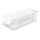 Akro-Mils Akrobin 200 lb Clear Industrial Grade Polymer Stacking Storage Bin - 23 7/8 in Length - 8 1/4 in Width - 7 in Height - 1 Compartments - 30284SCLAR