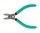 Xcelite by Weller Round Diagonal Semi-Flush Steel Semi-Flush Cutting Plier - 5 in Length - Foam Cushion Grip - S55NKS