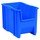 Akro-Mils Stak-N-Store 75 lb Blue Industrial Grade Polymer Stacking Storage Bin - 17 1/2 in Length - 10 7/8 in Width - 12 1/2 in Height - 1 Compartments - 13014 BLUE