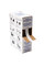 Brady BPTL-11-427 Die-Cut Printer Label Roll - 0.5 in x 3/4 in - Vinyl - Clear / White - B-427 - 18746