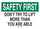 Brady B-302 Polyester Rectangle White Safe Lifting Sign - 10 in Width x 7 in Height - Laminated - 88838