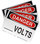 Brady Polyester Rectangle White Electrical Safety Sign - 5 in Width x 3.5 in Height - Laminated - 86221