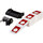 Brady PTLEP-167-593-RD Die-Cut Printer Label Roll - 1.2 in x 1 1/2 in - Polyester - Red - B-593 - 89896