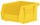 Akro-Mils Akrobin 10 lb Yellow Industrial Grade Polymer Hanging / Stacking Storage Bin - 5 3/8 in Length - 4 1/8 in Width - 3 in Height - 1 Compartments - 30210 YELLOW