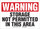 Brady B-401 High Impact Polystyrene Rectangle White Safety Sign - 14 in Width x 10 in Height - 18916