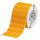 Brady THTEP-174-593-.5YL Die-Cut Printer Label Roll - 4 in x 1 in - Polyester - Yellow - B-593 - 64430
