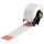 Brady PTL-23-427-RD Die-Cut Printer Label Roll - 1 in x 4 in - Vinyl - Clear / Red - B-427 - 18526
