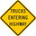 Brady B-555 Aluminum Diamond Yellow Stop Signs, Traffic Control Signs & Banners Sign - 18 in Width x 18 in Height - 124599