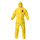 Ansell KleenGuard Chemical-Resistant Coveralls A70 09812 - Size Medium - Yellow