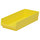 Akro-Mils 214 cu in Yellow Industrial Grade Polymer Shelf Storage Bin - 17 7/8 in Length - 8 3/8 in Width - 4 in Height - 1 Compartments - 30158 YELLOW