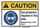 Brady B-869 Polypropylene Rectangle White Safety Awareness Label - 14 in Width x 10 in Height - 145761