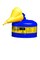 Justrite Safety Can 7125310 - Blue - 14015