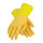 PIP Assurance 50-N2420GY Yellow Large Unsupported Chemical-Resistant Gloves - 12 in Length - 21 mil Thick - 50-N2420GY/L