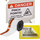Brady B30-241-595-ANSINO Die-Cut Printer Label Roll - 3 in x 2.25 in - Vinyl - Blue / White - B-595 - 19126