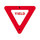 Brady B-959 Aluminum Triangle Stop Signs, Traffic Control Signs & Banners Sign - 30 in Width x 30 in Height - 80072