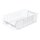 Akro-Mils Akrobin 200 lb Clear Industrial Grade Polymer Stacking Storage Bin - 20 in Length - 12 3/8 in Width - 6 in Height - 1 Compartments - 30280SCLAR