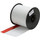 Brady 113221 Printer Label Roll - 4 in x 100 ft - Vinyl - Red / White - B-595 - 98587