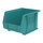 Akro-Mils Akrobin 50 lb Teal Industrial Grade Polymer Hanging / Stacking Storage Bin - 10 3/4 in Length - 8 1/4 in Width - 7 in Height - 1 Compartments - 30239 TEAL