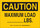 Brady B-401 Polystyrene Rectangle Yellow Equipment Safety Sign - 10 in Width x 7 in Height - 127663