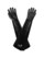 Global Glove Black XL PVC Chemical-Resistant Gloves - Premium Grade - 26 in Length - 726R-XL