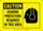 Brady B-401 Polystyrene Rectangle Yellow PPE Sign - 14 in Width x 10 in Height - 26570