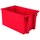 Akro-Mils 35300 Stackable Tote - 3.7 ft, 27.4 gal - Red - 29 1/2 in x 19 1/2 in x 15 in - 35300 RED