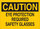 Brady B-401 Polystyrene Rectangle Yellow PPE Sign - 14 in Width x 10 in Height - 22585
