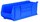 Akro-Mils Akrobin 300 lb Blue Industrial Grade Polymer Stacking Storage Bin - 29 7/8 in Length - 11 in Width - 10 in Height - 1 Compartments - 30292 BLUE