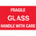 Tape Logic DL1066 Glass/Liquid Labels - 2 in x 3 in - Semi-Gloss Coated Paper - Red/White - 11190