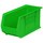 Akro-Mils Akrobin 60 lb Green Industrial Grade Polymer Hanging / Stacking Storage Bin - 18 in Length - 8 1/4 in Width - 9 in Height - 1 Compartments - 30265 GREEN