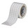 Brady THT-12-480-10 Die-Cut Printer Label Roll - 0.5 in x 0.437 in - Polyester - Silver - B-480 - 57965