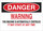 Brady B-302 Polyester Rectangle White Equipment Safety Sign - 10 in Width x 7 in Height - Laminated - 88191