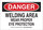 Brady B-302 Polyester Rectangle White Arc Flash Sign - 14 in Width x 10 in Height - Laminated - 126419