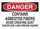 Brady B-302 Polyester Rectangle White Hazardous Material Sign - 5 in Width x 3.5 in Height - Laminated - 85451