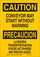 Brady B-302 Polyester Rectangle Yellow Equipment Safety Sign - 7 in Width x 10 in Height - Laminated - Language English / Spanish - 125363