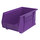 Akro-Mils Akrobin 60 lb Purple Industrial Grade Polymer Hanging / Stacking Storage Bin - 14 3/4 in Length - 8 1/4 in Width - 7 in Height - 1 Compartments - 30240 PURPLE