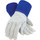PIP 75-4854 Blue Large Grain, Split Goatskin Welding Glove - Wing Thumb - 11.8 in Length - 75-4854/L