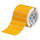 Brady THTEP174-593-.25YL Die-Cut Printer Label Roll - 4 in x 1 in - Polyester - Yellow - B-593 - 80229