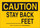 Brady B-401 Polystyrene Rectangle Yellow Equipment Safety Sign - 10 in Width x 7 in Height - 127699