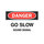 Brady B-555 Aluminum Rectangle White Stop Signs, Traffic Control Signs & Banners Sign - 14 in Width x 10 in Height - 43384