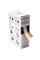 Brady BPTL-75-461 Die-Cut Printer Label Roll - 1 in x 1 in - Polyester - Clear / White - B-461 - 62262