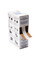 Brady BPTL-18-427 Die-Cut Printer Label Roll - 0.75 in x 1 in - Vinyl - Clear / White - B-427 - 18754