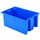 Akro-Mils 35200 Stackable Tote - 0.8 ft, 6.1 gal - Blue - 19 1/2 in x 13 1/2 in x 8 in - 35200 BLUE