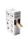 Brady BPTL-17-427 Die-Cut Printer Label Roll - 0.5 in x 1 in - Vinyl - Clear / White - B-427 - 18751