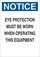 Brady B-401 High Impact Polystyrene Rectangle White Equipment Safety Sign - 10 in Width x 14 in Height - 23058