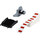 Brady M71EP-171-593-RD Die-Cut Printer Label Roll - 1.6 in x 0.49 in - Polyester - Red - B-593 - 92810