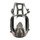3M 6000 Series 6900 Gray Large Silicone/Thermoplastic Elastomer Full Mask Facepiece Respirator - 051138-54159