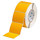 Brady THTEP177-593-.25YL Die-Cut Printer Label Roll - 3 in x 2 1/2 in - Polyester - Yellow - B-593 - 80242